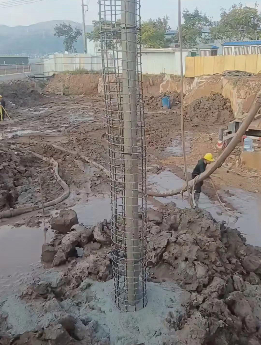 忻州代县长螺旋钻孔压灌桩